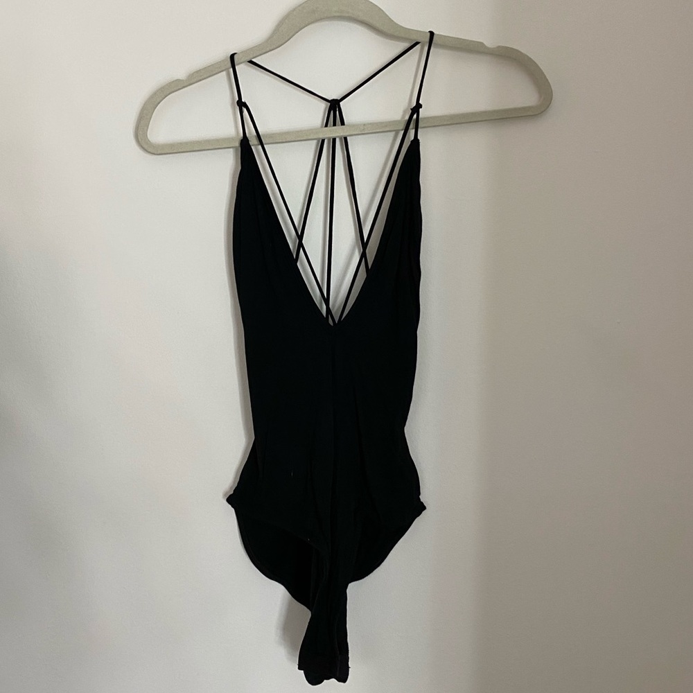 UO Plunge Neck Bodysuit